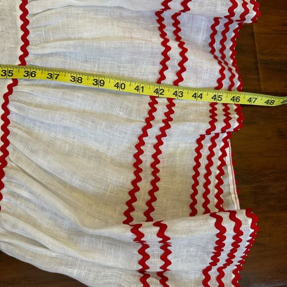 LISA MARIE FERNANDEZ Mira Ruffled Off-The-Shoulder Maxi Dress White - Picture 16 of 16